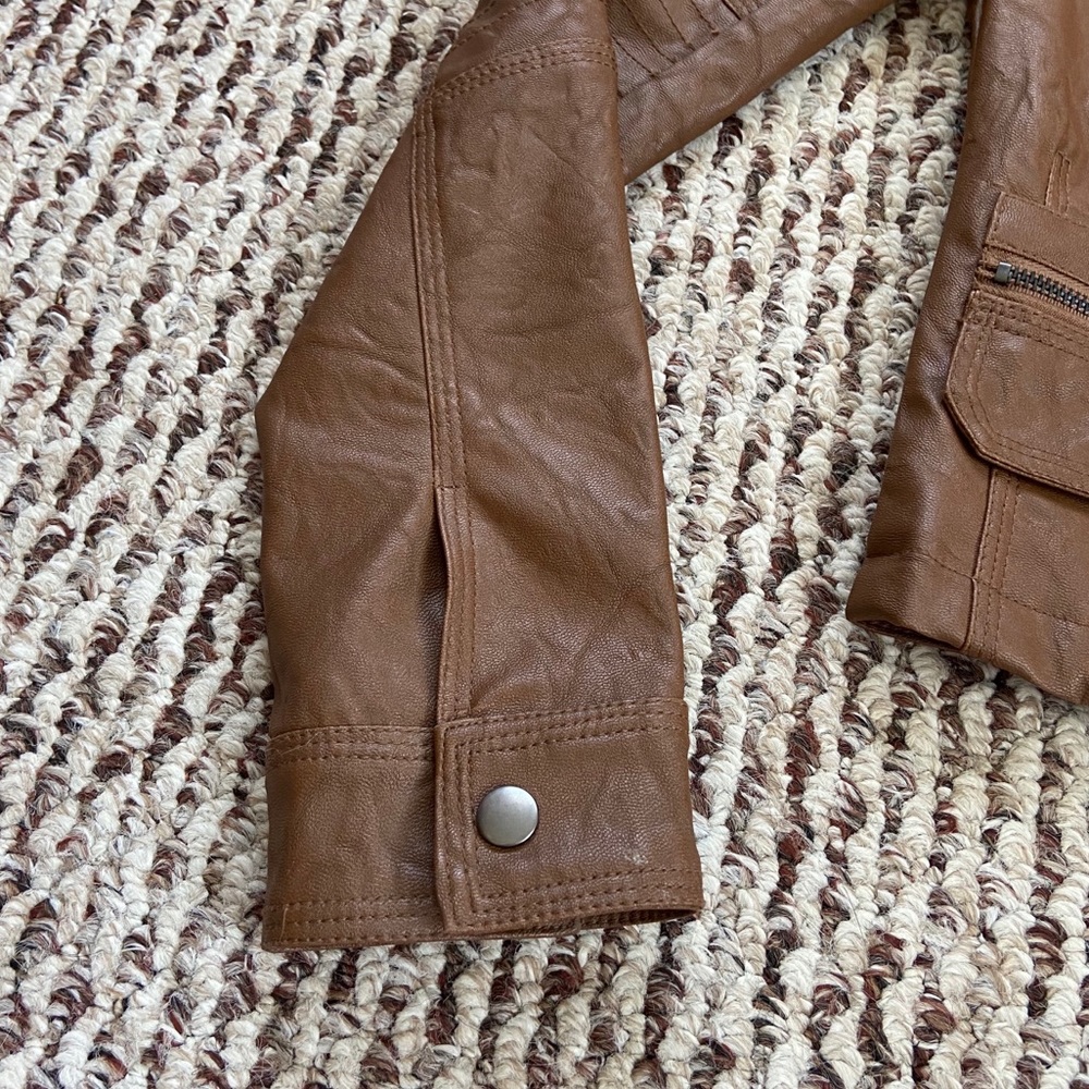 Carmin Faux Leather Jacket - Picture 6 of 15